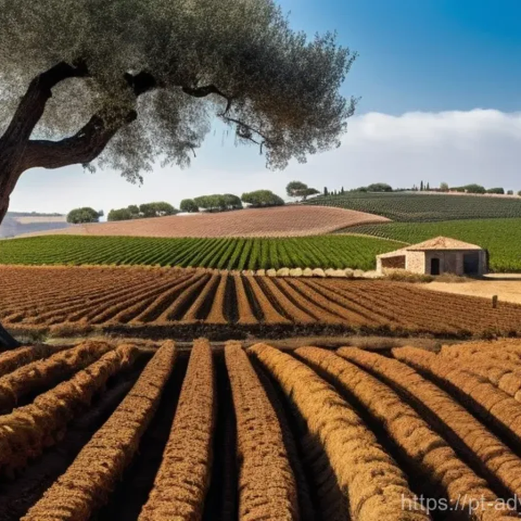 물 자원과 기후 변화 적응 전략 - **Prompt for Smart Agriculture in Alentejo, Portugal:**
    "A picturesque, sun-drenched agricultura...